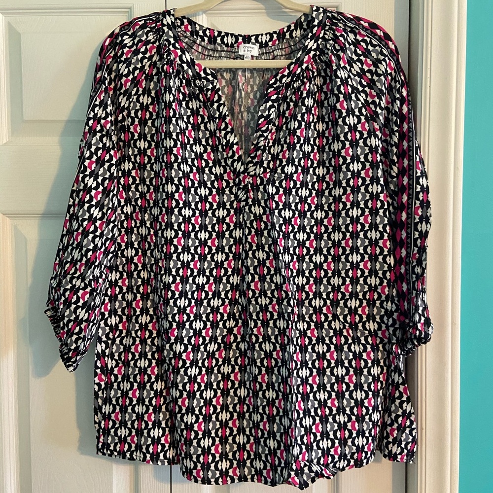 crown & ivy blouse
